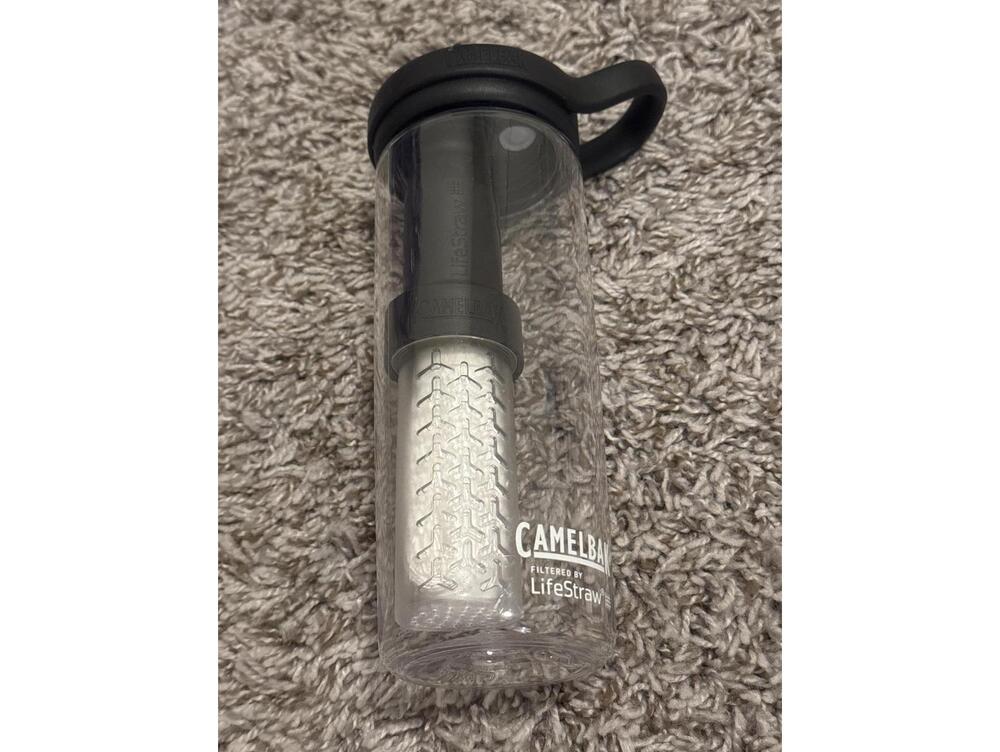 CamelBak Clear Water Filter Bottle with LifeStraw - Black